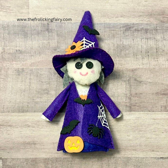 Felt Witch Decor with Spellbinders