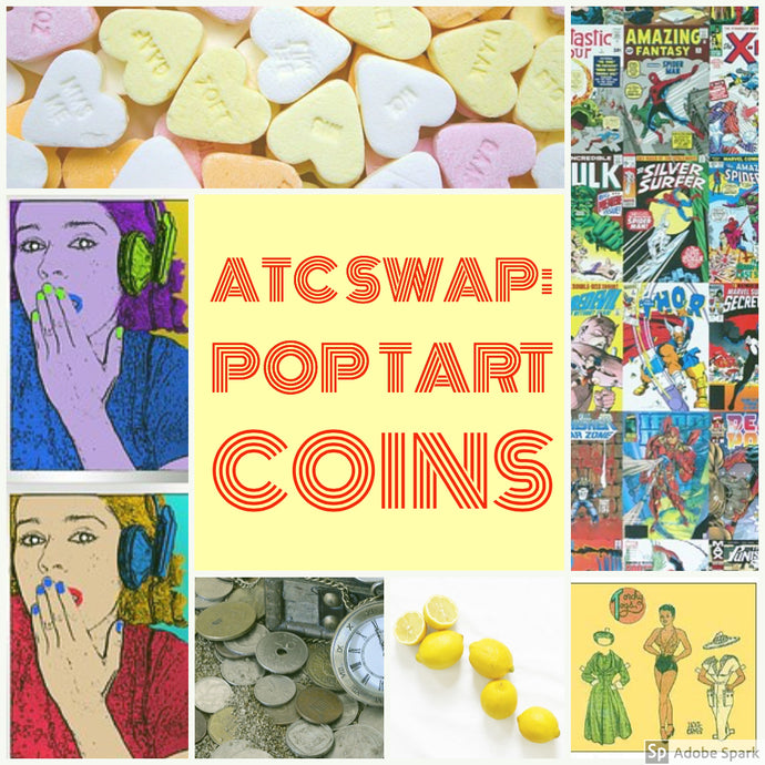 ATC Swap with Kindred Stamps: Pop Tart Coins
