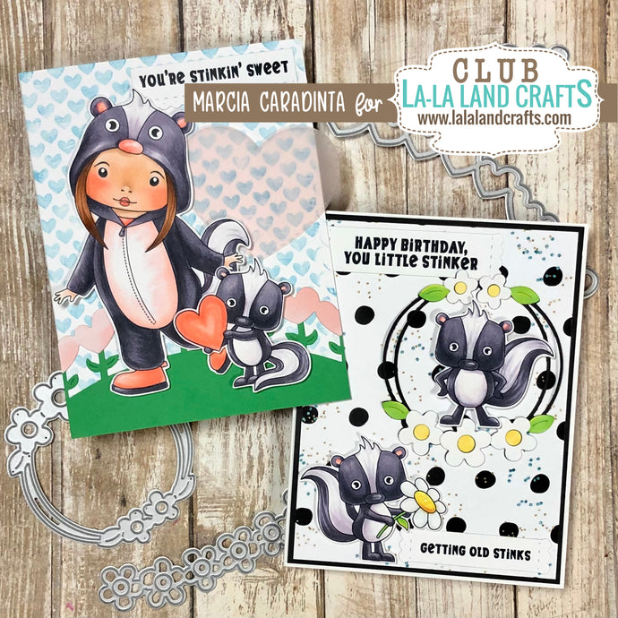 Stinkin' Cute December 2022 La-La Land Crafts Club Kit