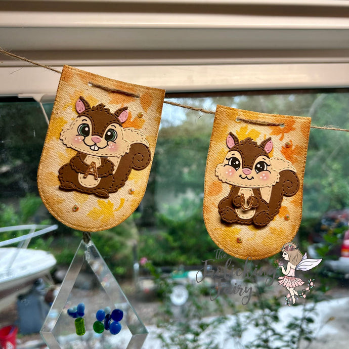 Autumn Chipmunk Banner