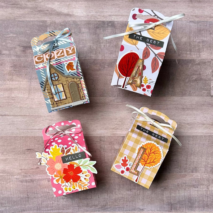 Autumn Archives Treat Boxes with Spellbinders