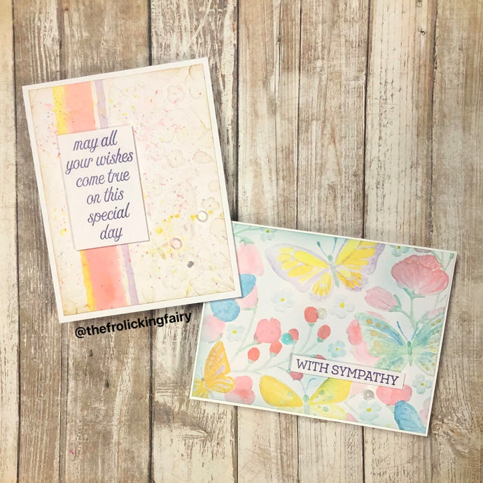 Beautiful Butterflies Cards with Spellbinders