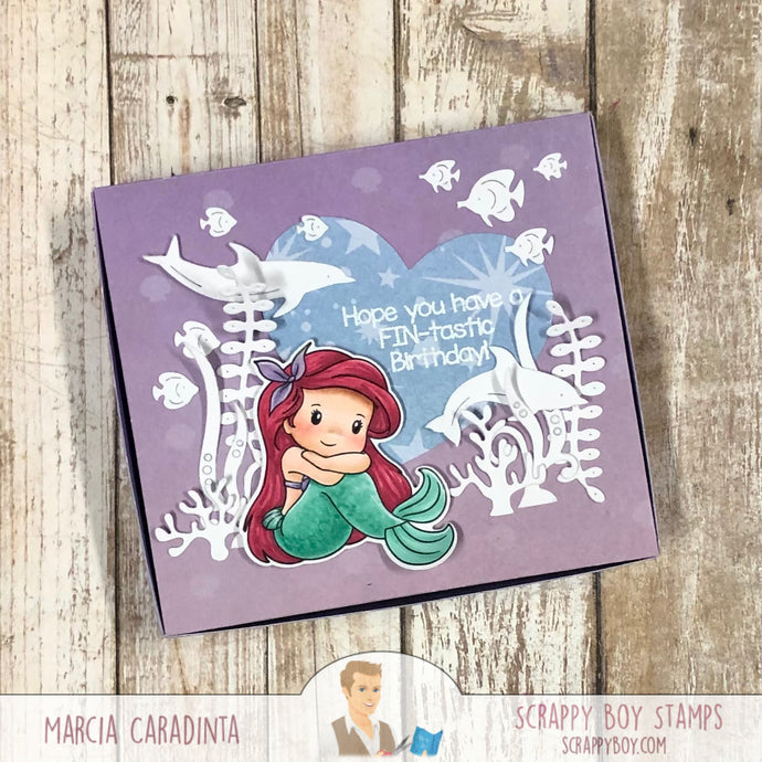 Mermazing Mini Pizza Box