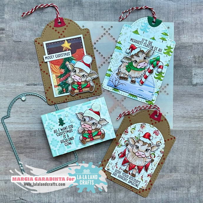 STAMPtember with La-La Land Crafts: Mooey Christmas