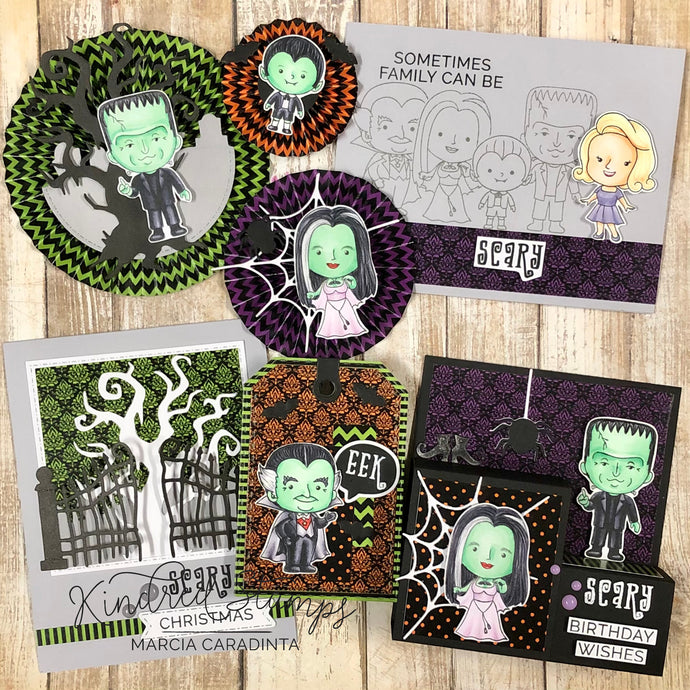 Kindred Stamps: Family Can Be Scary