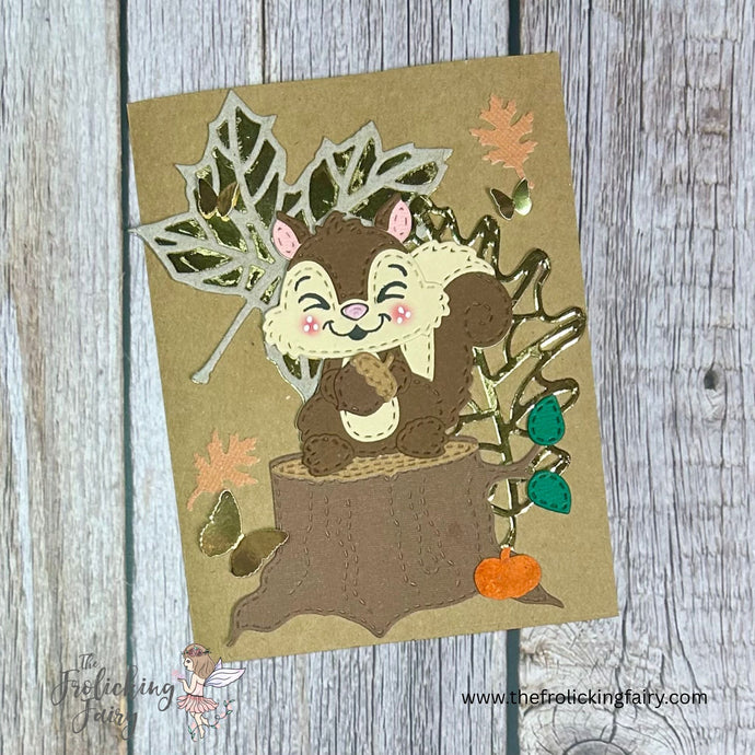 L's Chipmunk Card for the Jaded Blossom Challenge