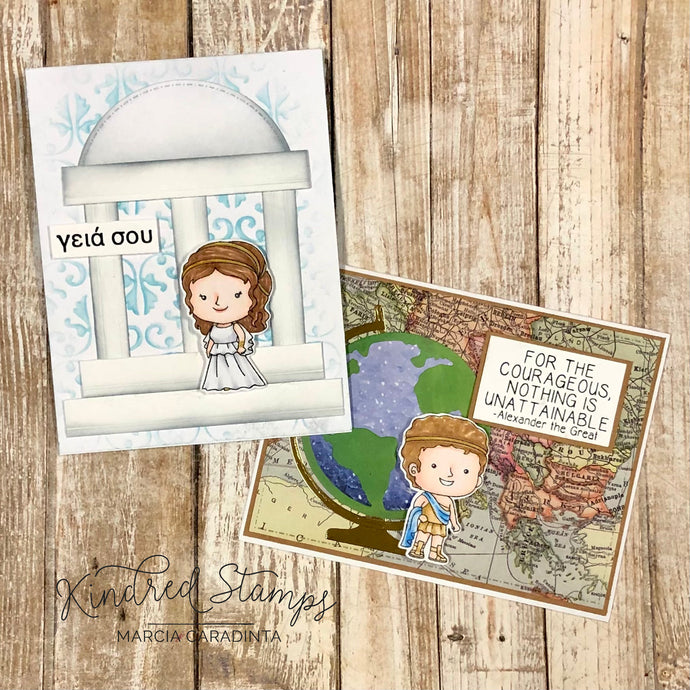 Kindred Stamps: Travel to Greece