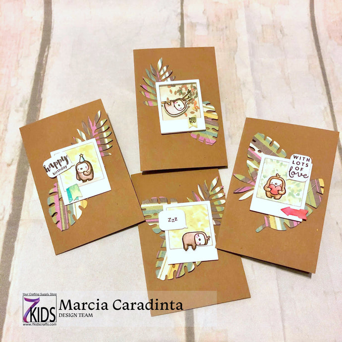 Skinny Mini Sloth Cards