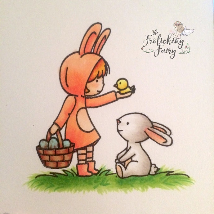 Mirror Stamping with Neat & Tangled's Cottontail Cuties