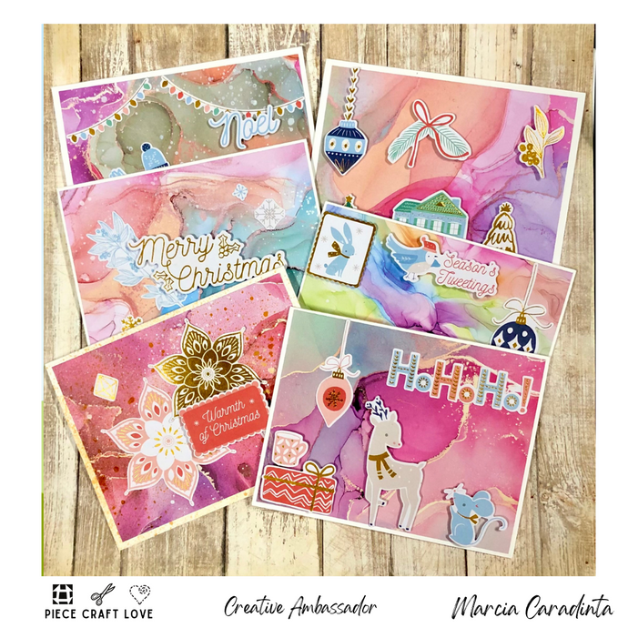 Quick and Easy Holiday Cards with my kid