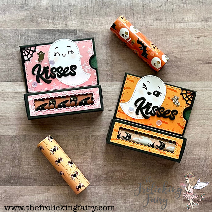 Halloween Kisses Lip Balm Gift Card Holders