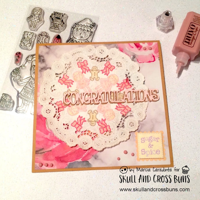 Stamping on a Doily