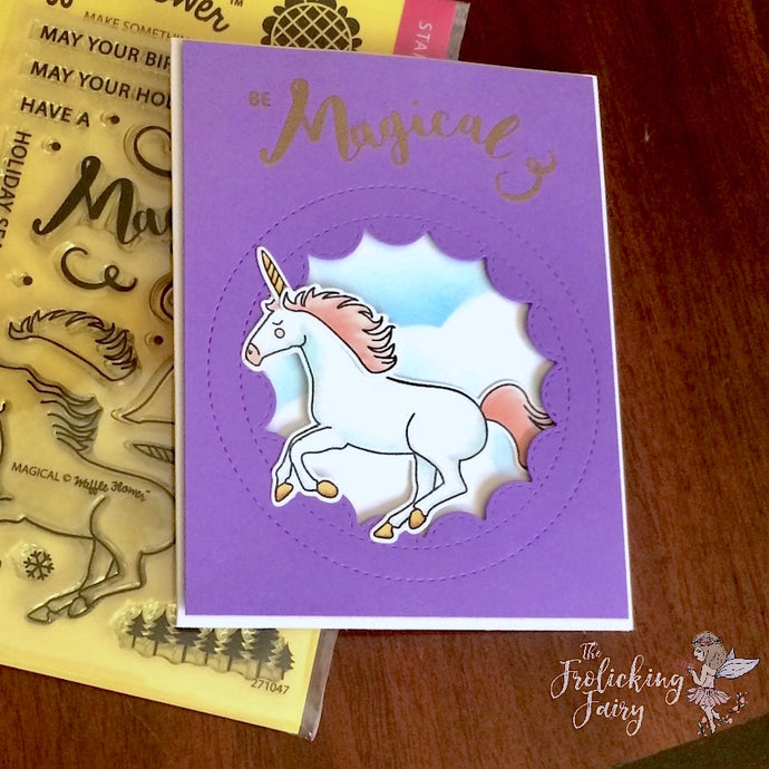 Simple Leaping Unicorn