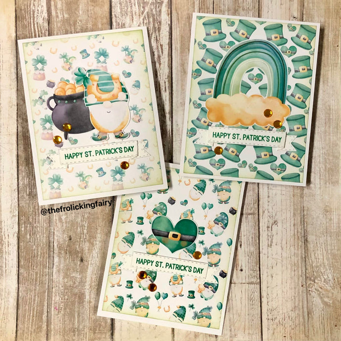 Lucky Gnomes St. Patrick’s Day Cards