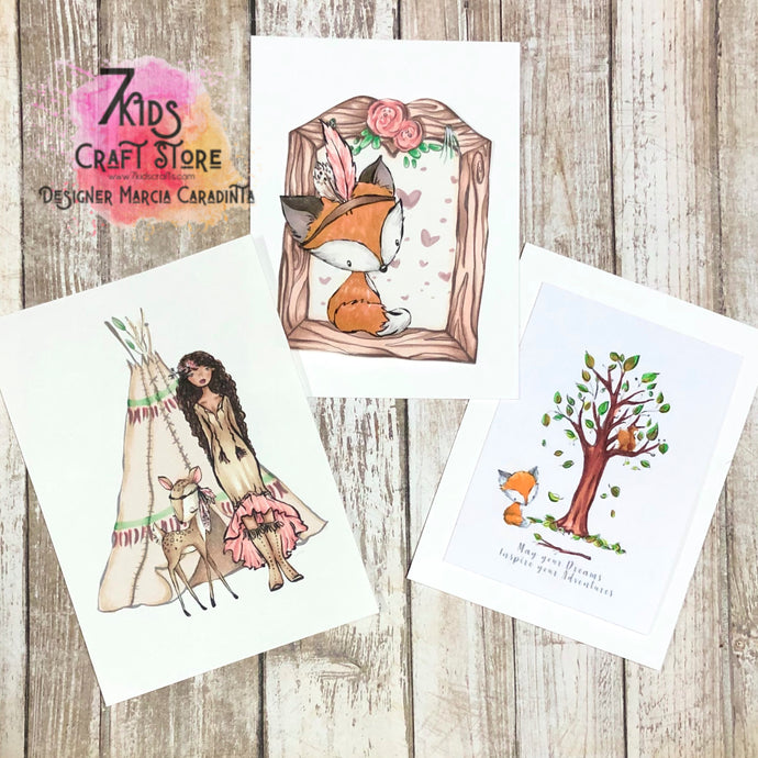 7 Kids Woodland Collection