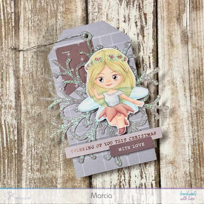 Christmas Fairy Ornament Tag with beat.paper