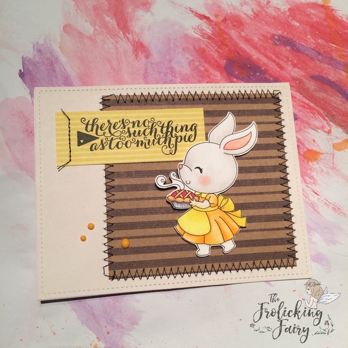 Sweet as Pie Stitched Card