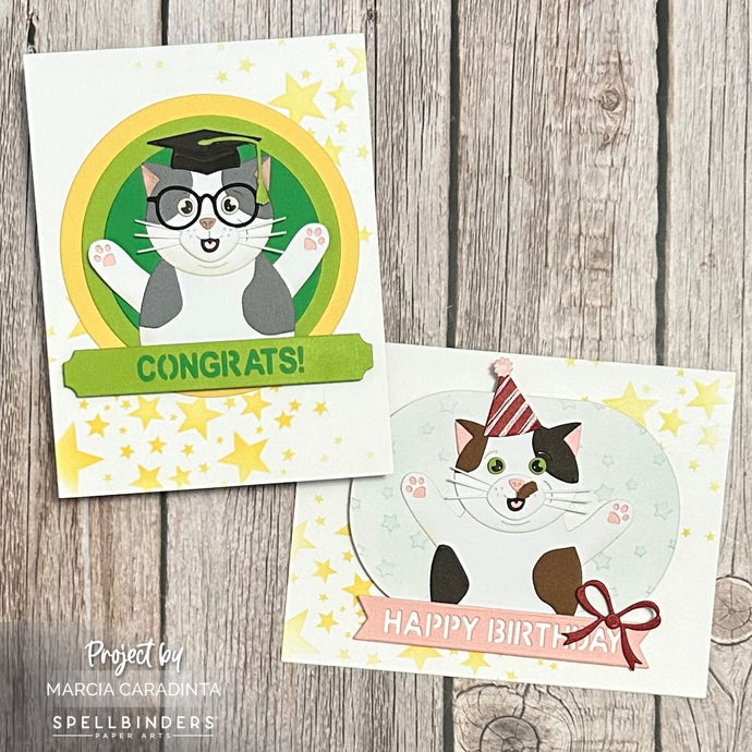 Sending Cat Hugs with Spellbinders