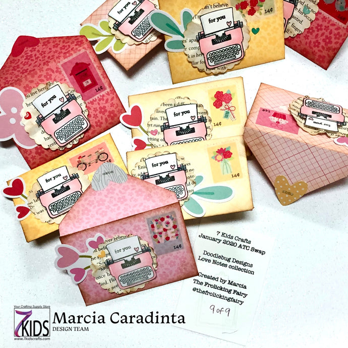 Love Notes Envelope ATCs