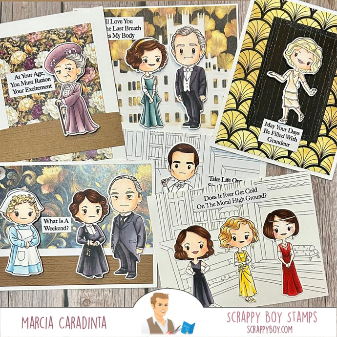 Noble Traditions with Scrappy Boy Stamps