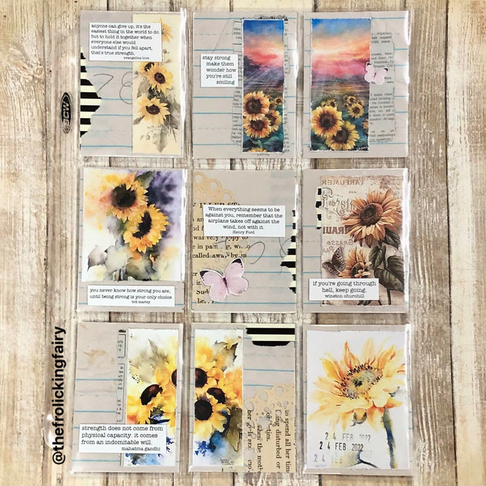 Sunflowers for Ukraine Pocket Letter