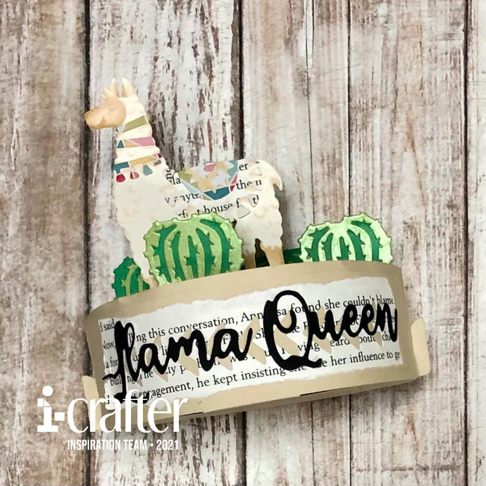 Llama Queen Box Pop
