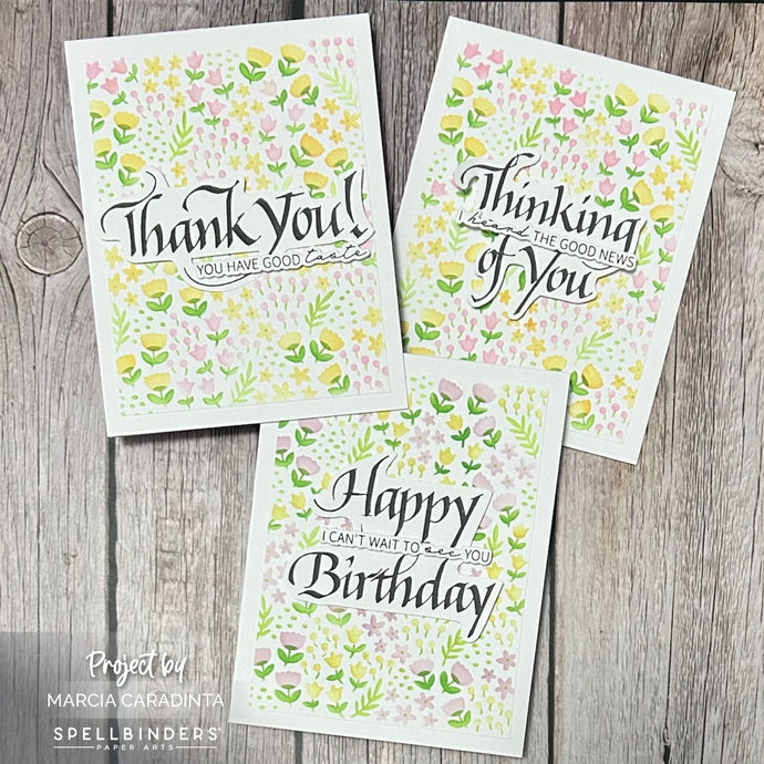 Upright Italic Everyday Sentiments by Paul Antonio with Spellbinders