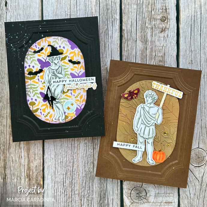 Whimsical Wheels Fall Sentiments with Hero Arts