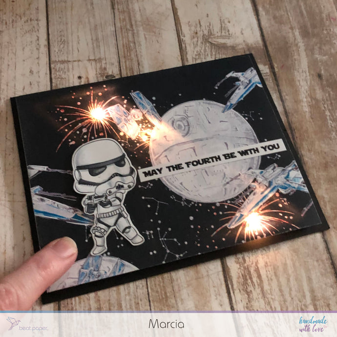 May the Fourth Light Up Cards x2