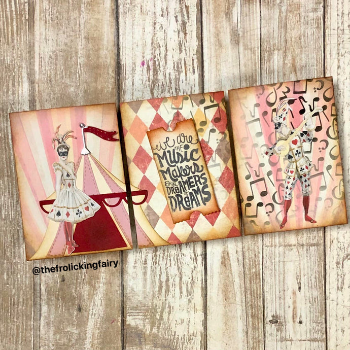 Masquerade Mayhem ATCs and more Gecko Galz Challenge Entries