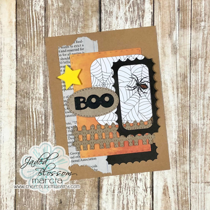 Halloween Card from Scraps