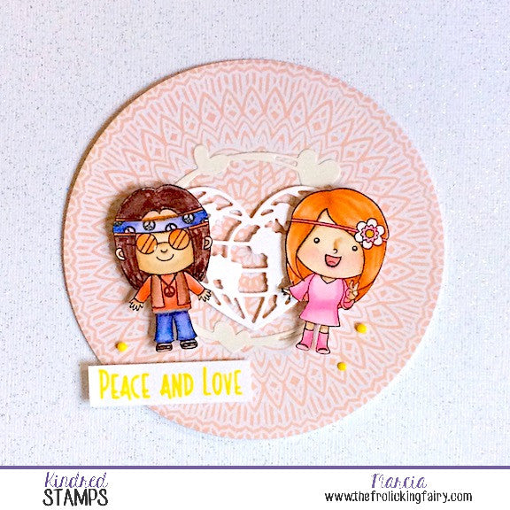 Kindred Stamps Release: Peace and Love