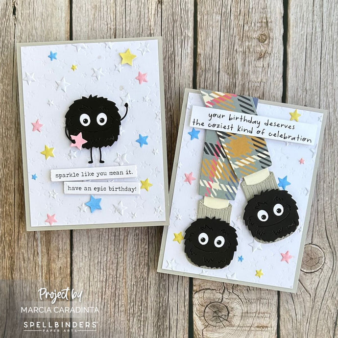 Soot Sprites:  Cozy Toe Friends with Spellbinders