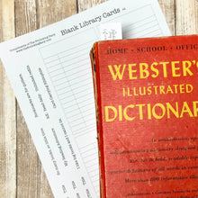 Updated Digital Download: Free Blank Library Cards v2