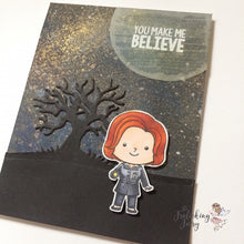 #thefrolickingfairy #kindredstamps #classified #thetruthisoutthere #birthday #galaxy #copiccoloring #agent #fbi