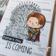 #thefrolickingfairy #kindredstamps #royalthrone #kingsguard #knight #fathersday #dad #winteriscoming
