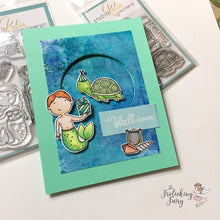 #thefrolickingfairy #studiokatia #mermaidforeachother #shellebration #merman #turtle #ocean #birthday #birthdaycard
