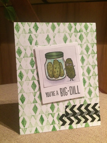 #thefrolickingfairy #sweetstampshop #heroarts #pickle #bigdill #bigdeal #handmadecards